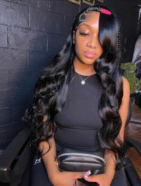 BLACK 13x4 FRONTAL WIGS